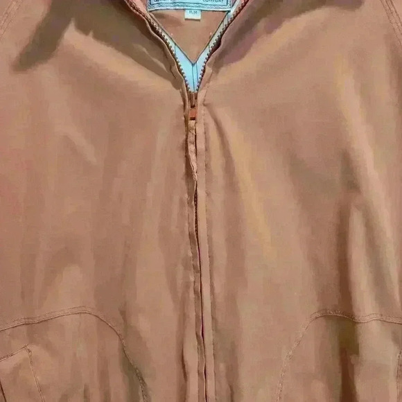 Vtg Aberdeen Collection Mens Sz M Long Sleeve Orange Windbreaker Y2K Normcore - Picture 3 of 14